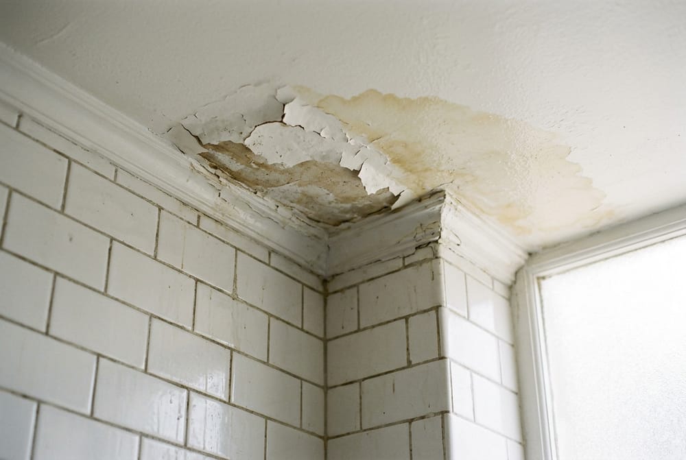 Image générée : une tache brune au plafond